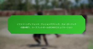 ソフトゾーンディフェンス：クッションテクニック、クォーターバックの読み取り、ユースフットボールのためのコミュニケーション